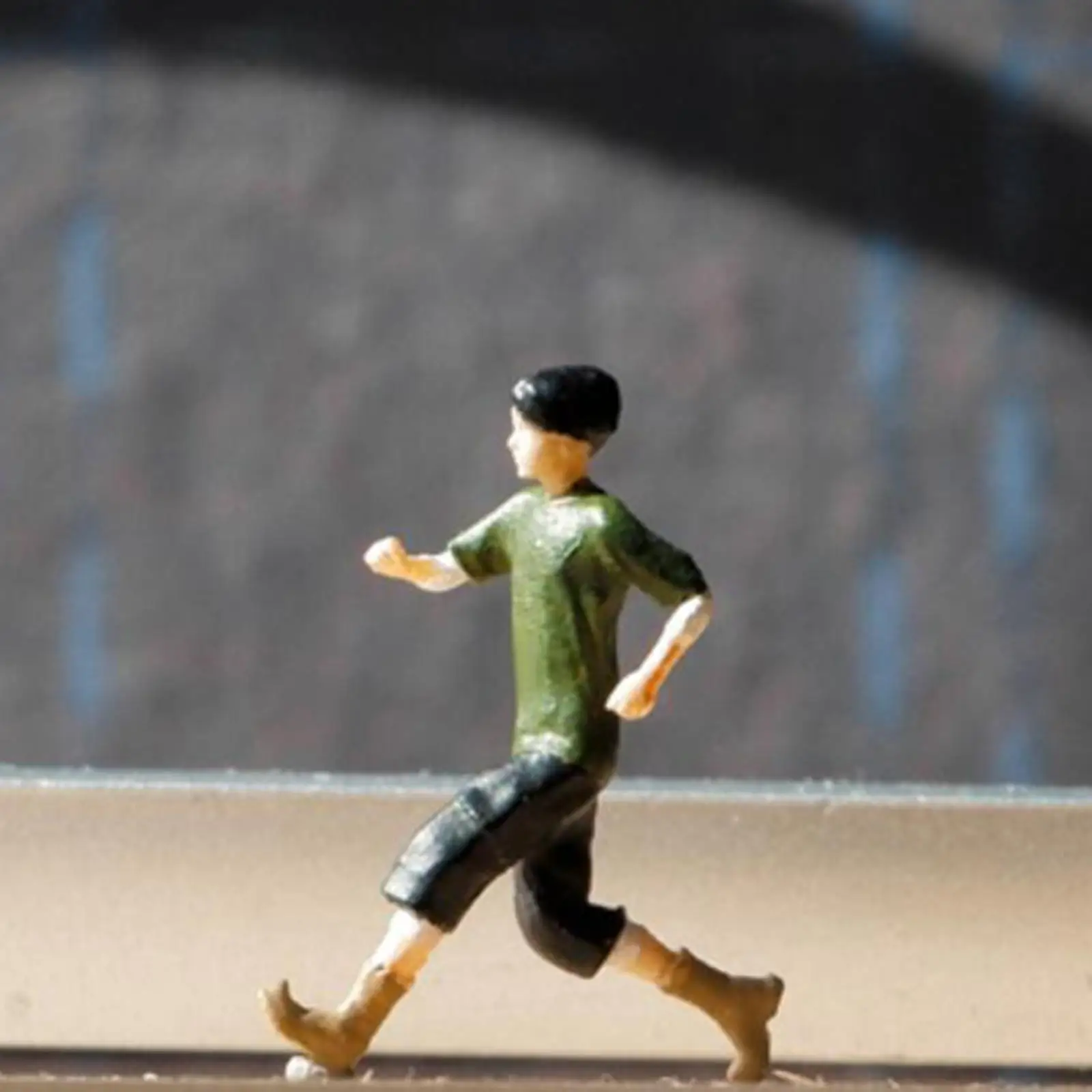 Miniature 1/64 Models People Figures Tiny Running Boy DIY Crafts for Micro Landscapes Sand Table Decor Collectibles Accessories