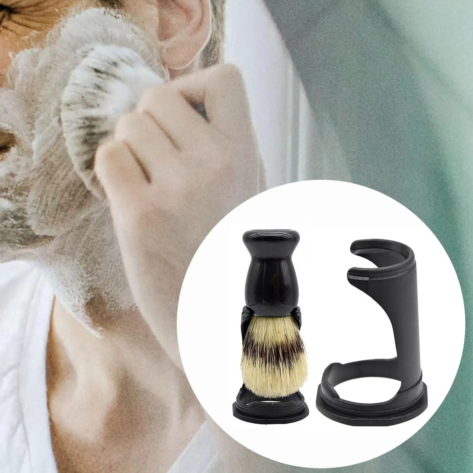 Practical Shave Brush Stand Organizer Safety Shaver Holder support Salon Bathroom Prolong skin care