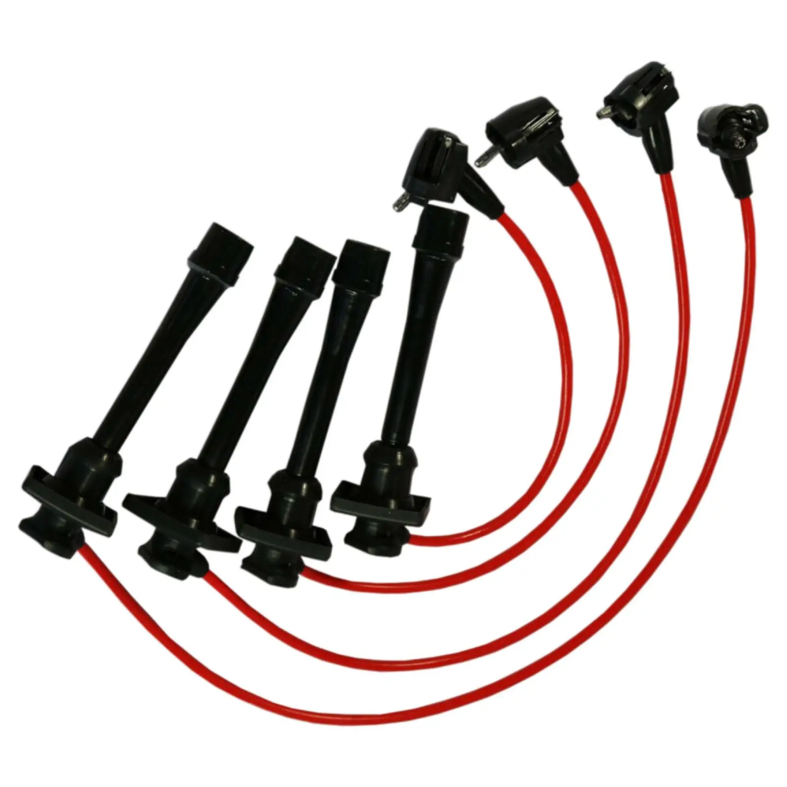 4Pcs Spark Plug Wires Set 90919-22327 Silicone Ignition Cable for toyota 1993 1994 1995 1996 1997 1.8L 93-97