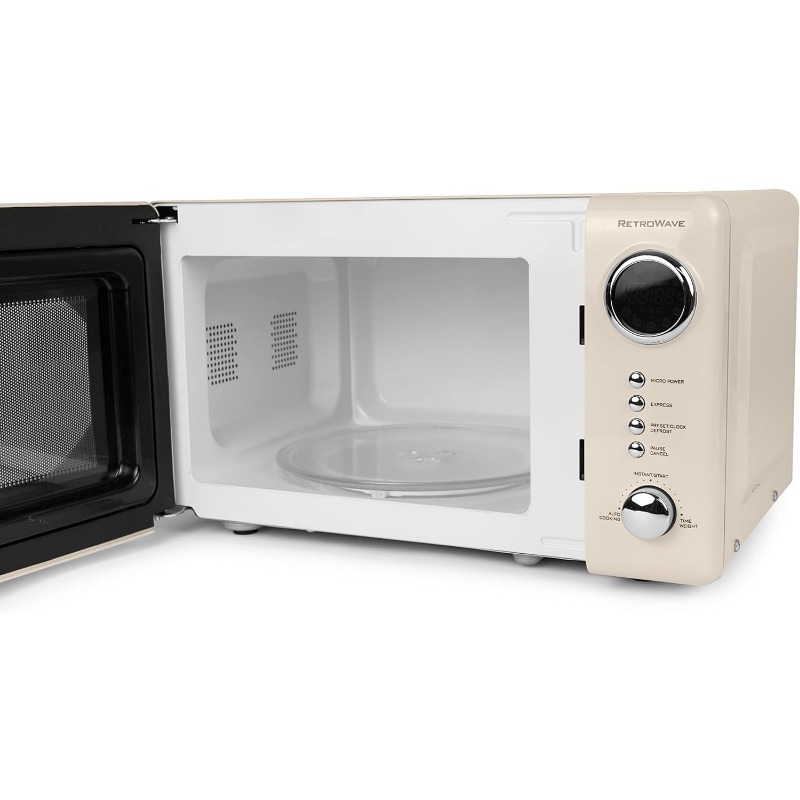 Title 12, Nostalgia Retro Compact Countertop Microwave Ov...