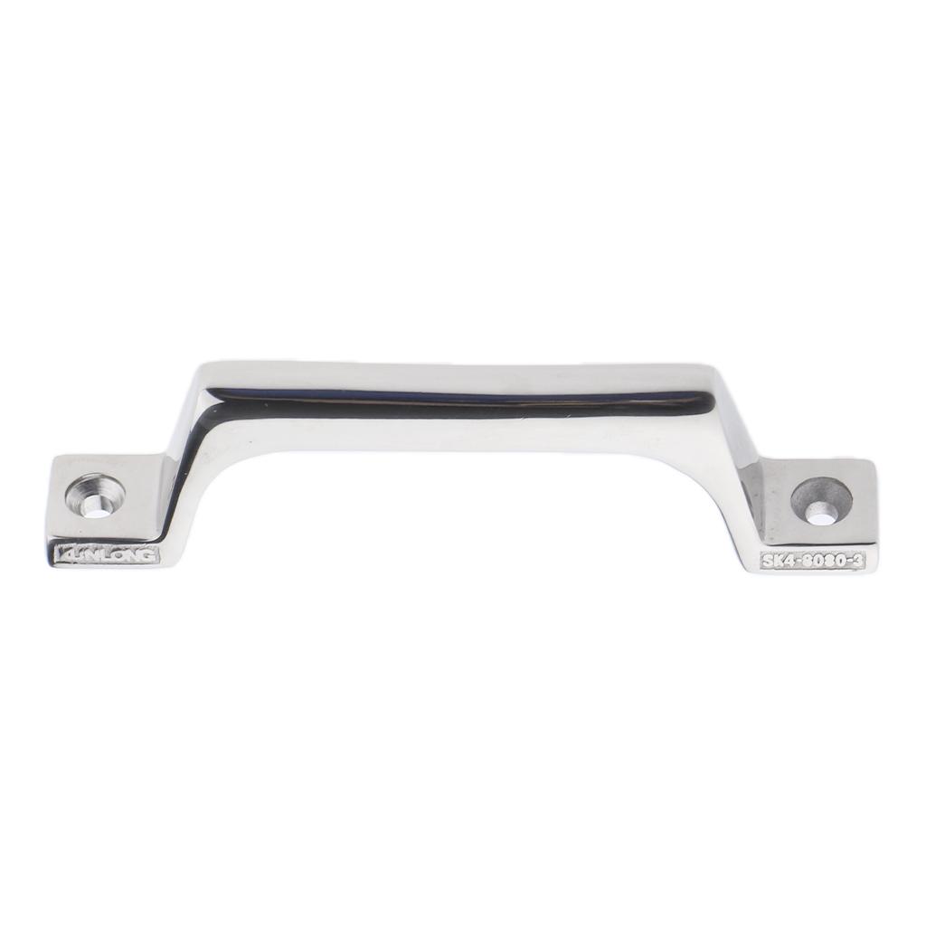 Silver Boat Door Handle Door Cabinet Handrail Lift Handle for Indoor And