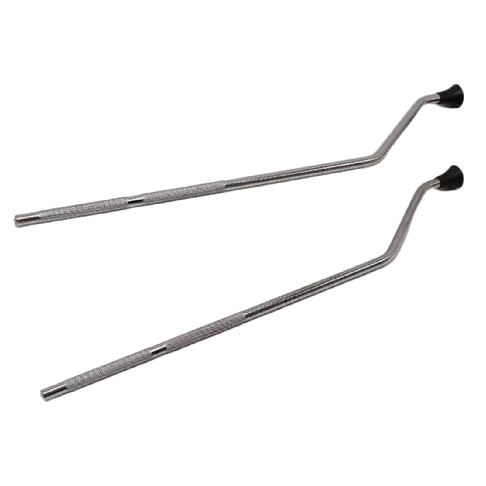 2 Pieces Floor Tom Drum Legs Sturdy Easy to Install Non Slip Tom Stand Drum Hardware Drum Parts Replacement Percussion Parts DIY