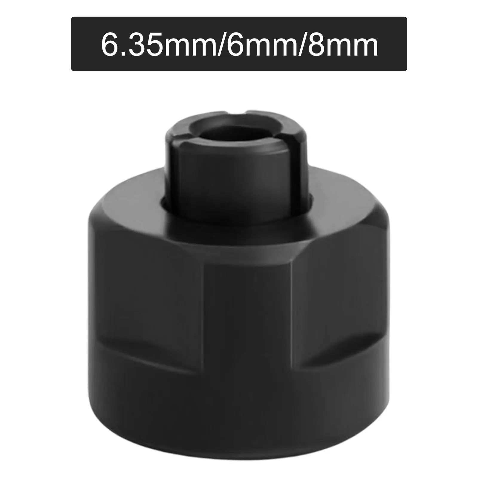 Router Collet Chuck Reduction Sleeve Collet Reduction Connector Shank Nut Adapter for Wood Carving Milling Cutter Accessories