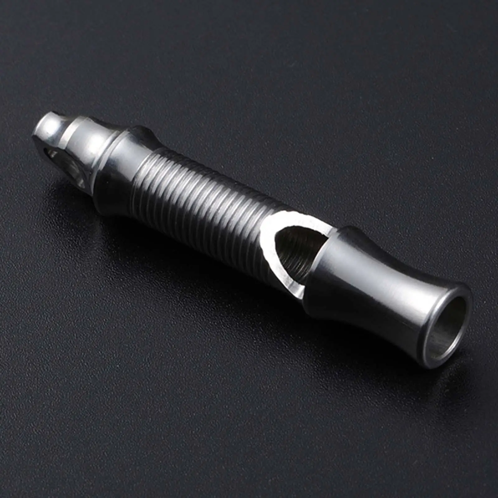 Emergency Whistle Stainless Steel High Decibel Survival Whistle for Hiking