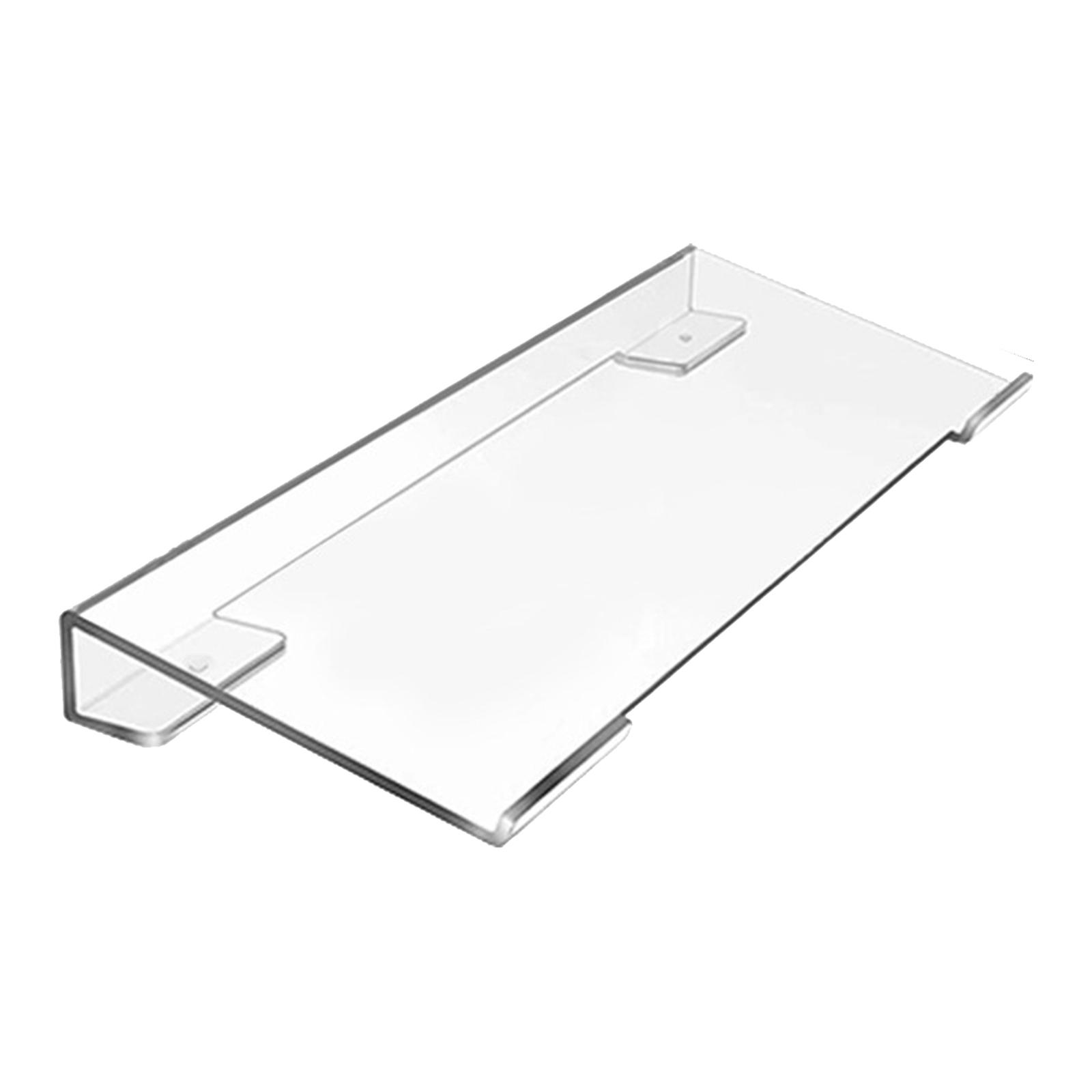 Tilted Computer Keyboard Stand Acrylic Space Saving Easy Typing and Working Professional Sturdy Keyboard Holder for Desk Office