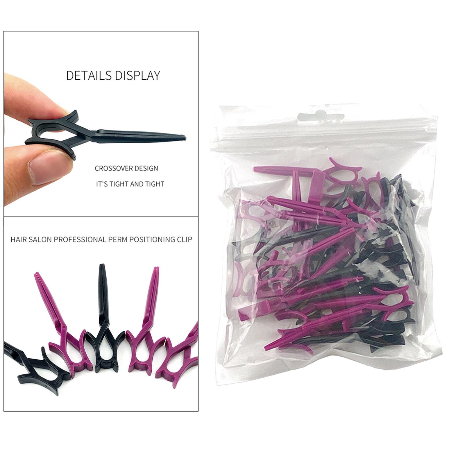 40 Pieces Pro Makeup Positioning Perm Clips Cutting Hair Clip Non Slip