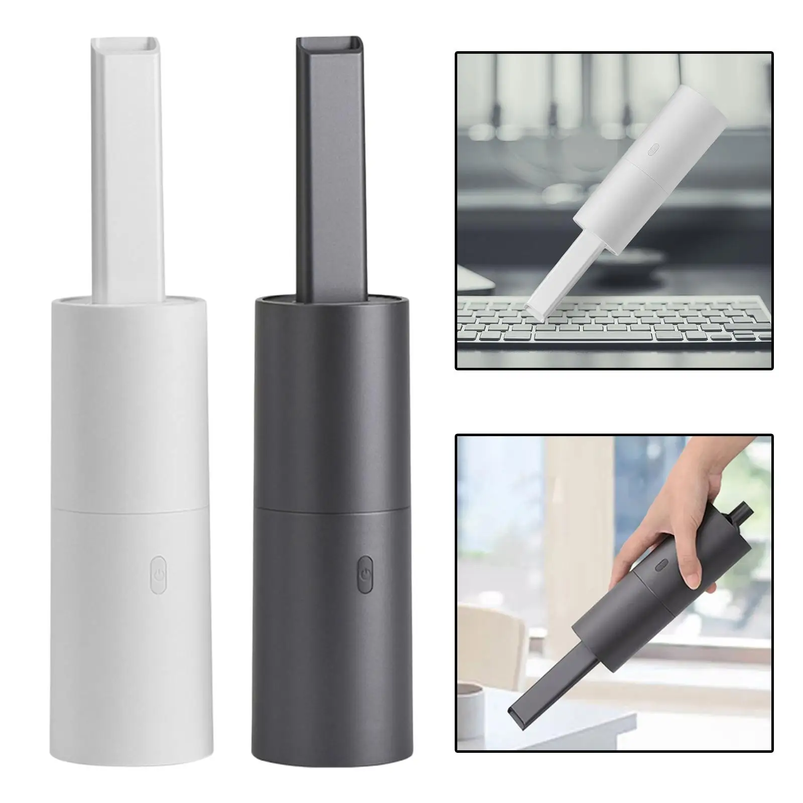 Handheld Vacuum Cleaner with Powerful Suction Fast-Charging Car Vacuum, Air Duster Hand Pump for Keyboard Desktop Car Drawer