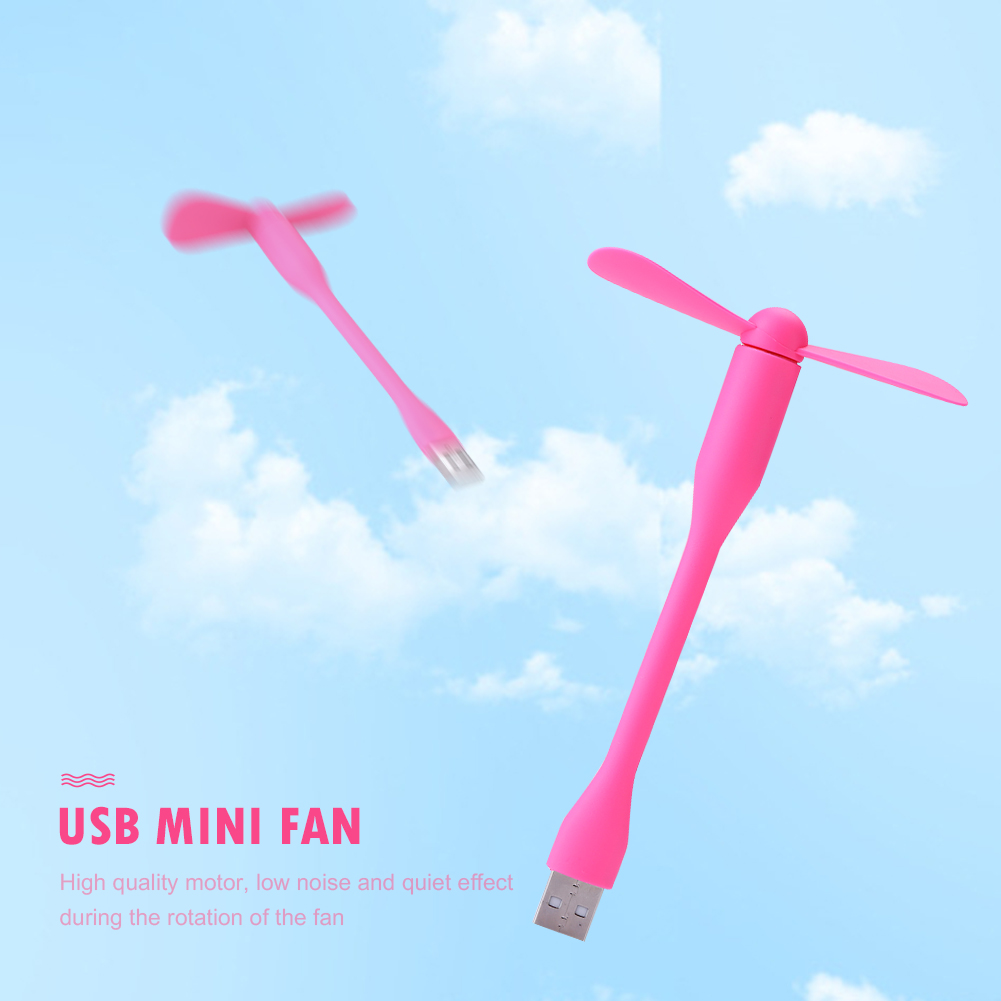 Title 27, Mini USB Fan Flexible Bendable Fan For Power Ba...