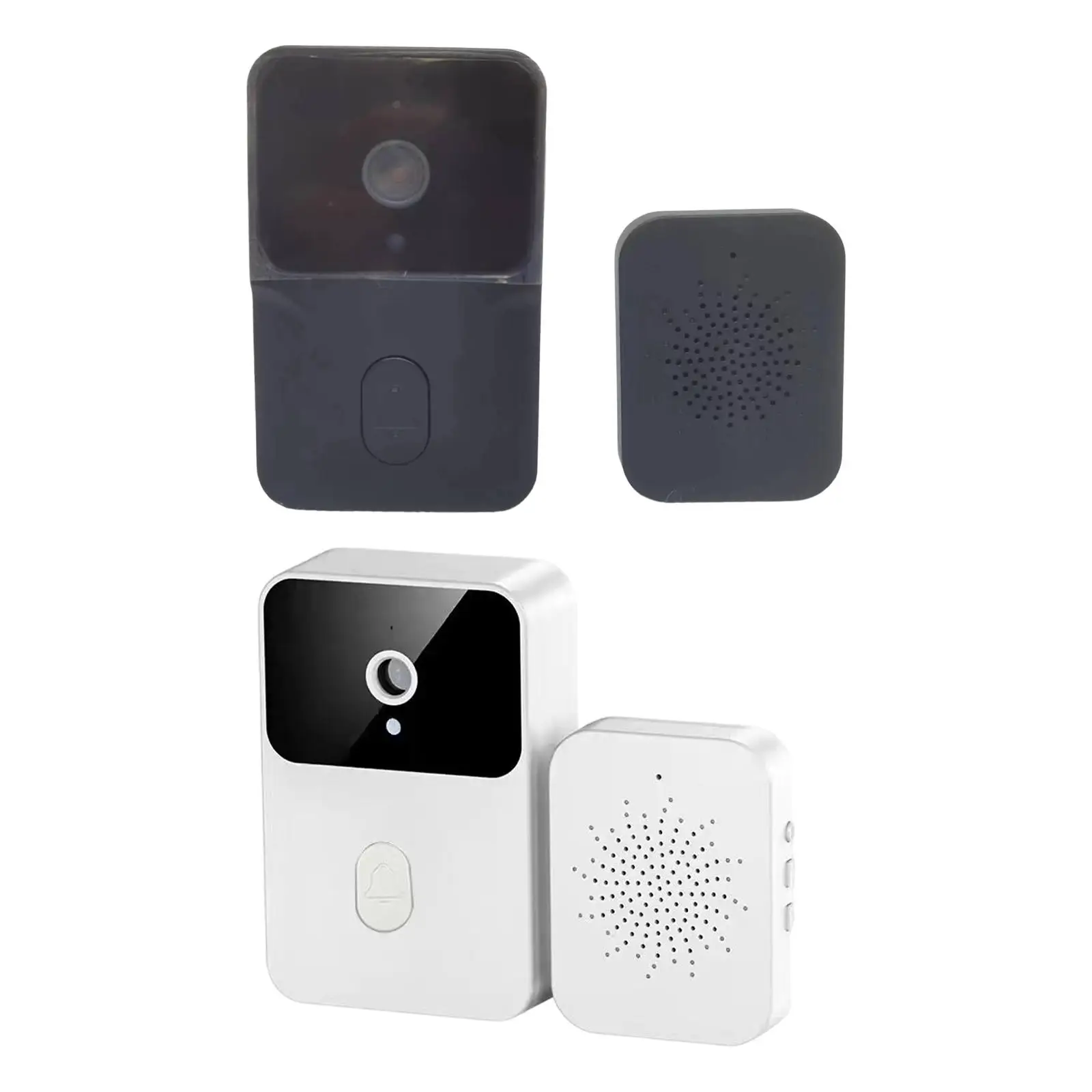 Wireless Doorbell Camera Voice Changer Clear Video Door Bell Kits Smart Doorbell for Bedroom Playhouse Office School Classroom