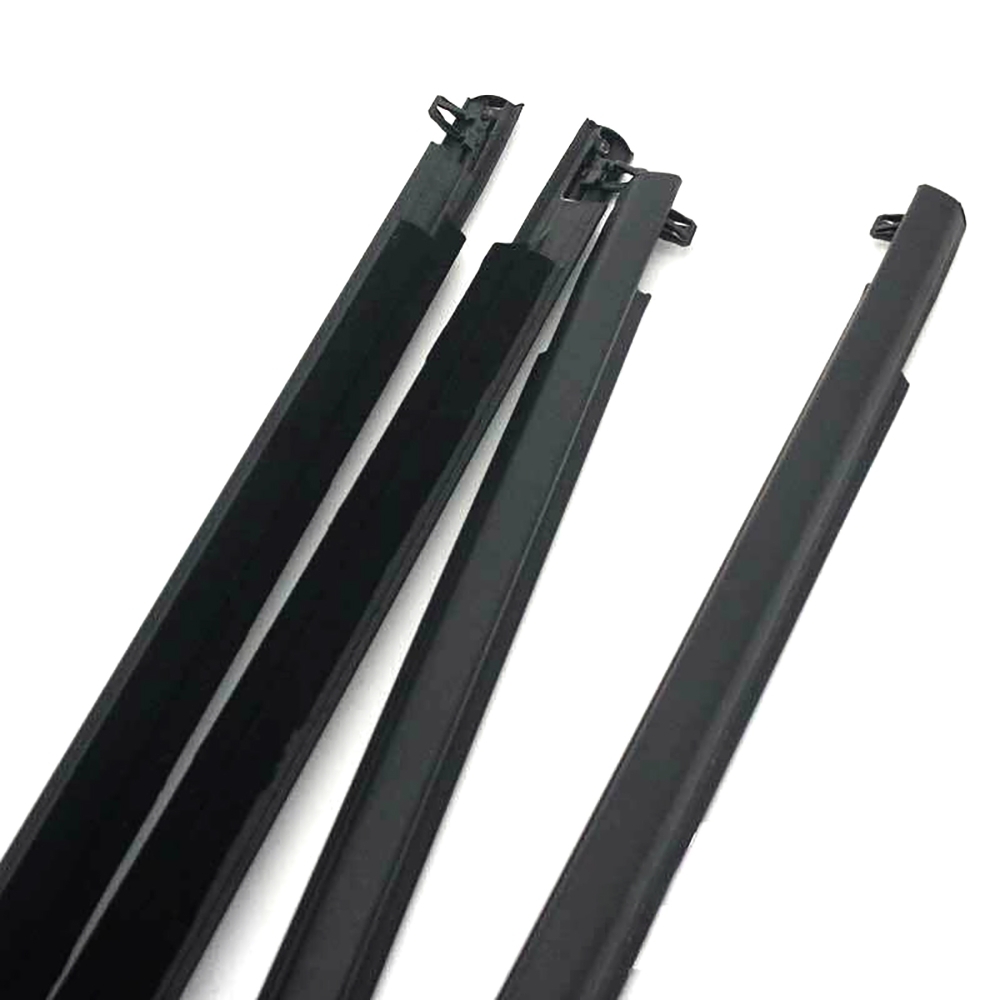 4 Stück Fensterdichtungsstreifen für Mazda 3 2004–2009, äußere Fensterglas-Dichtungsgurte, Zierstreifen für vordere und hintere Fenster, wasserdicht – Detail 5