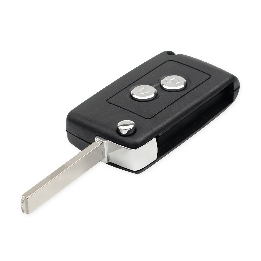 KEYYOU 1PCS Geändert Version Klapp Auto Schlüssel Für Toyota AYGO Für Citroen C1 C3 Für Peugeot 307 VA2 Klinge eintrag Fob Fall 2 Taste – Detail 5
