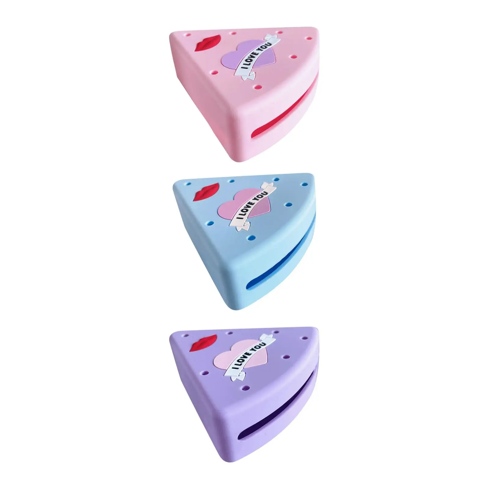Triangle Makeup Sponge Holder Compact Breathable Cute Protective Container Powder Puff Case Makeup Sponge Storage Box for Travel