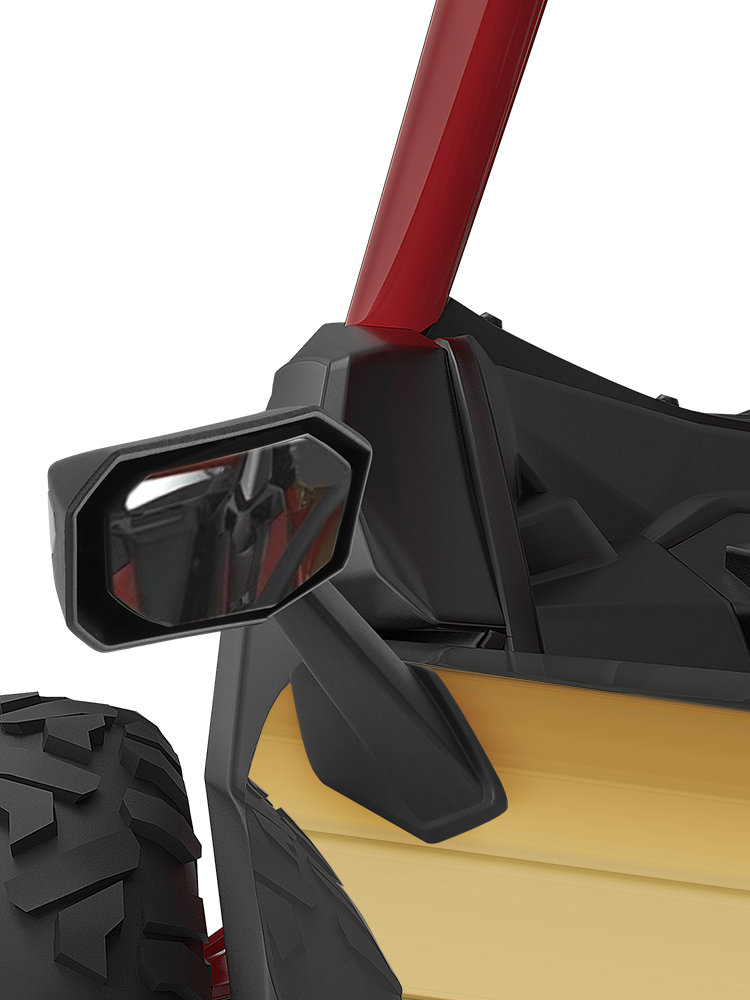 Für Can-Am Maverick X3 715004236 Seitentür-Rückspiegel X3 Max 900 HO R RR Turbo 4x4 715004236 2017-2025 UTV-Zubehör – Detail 4