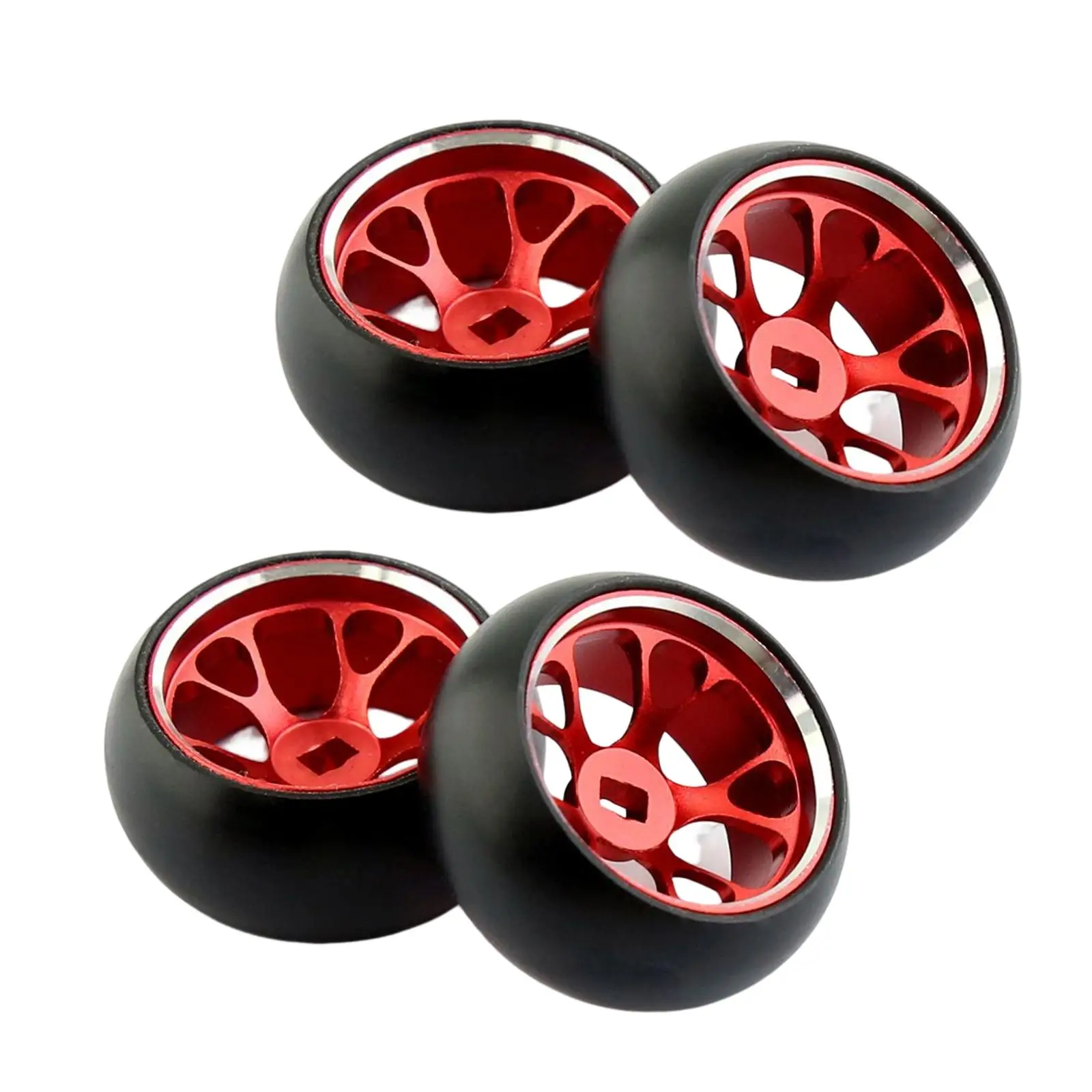 4Pcs 1:28 Scale RC Car Tires Upgrade Parts Replacement for K989 K969 P939 RC Car