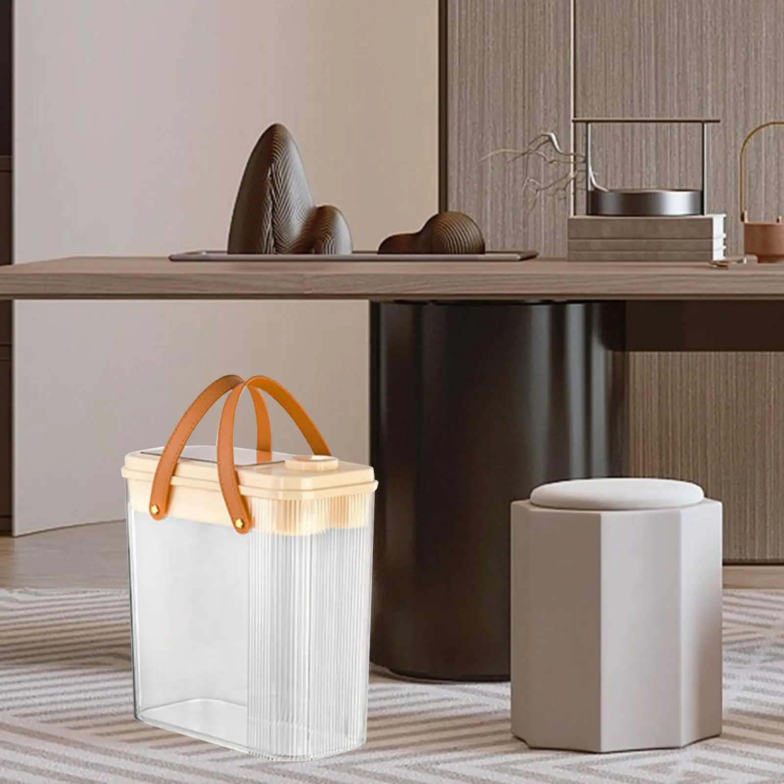 Tea Residue Filter Bucket Premium Removable Garbage Can Wastebasket Storage Bucket for Kitchen Bathroom Home Living Room Bedroom