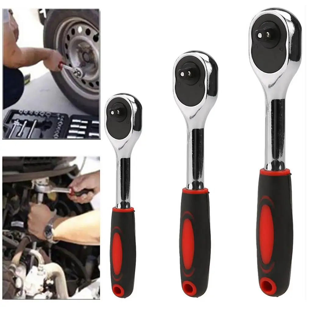 1/2 Extendable Ratchet Wrench Torque Ratchet Wrench Drive Heavy Duty for Socket tool 24 Teeth Quick Release