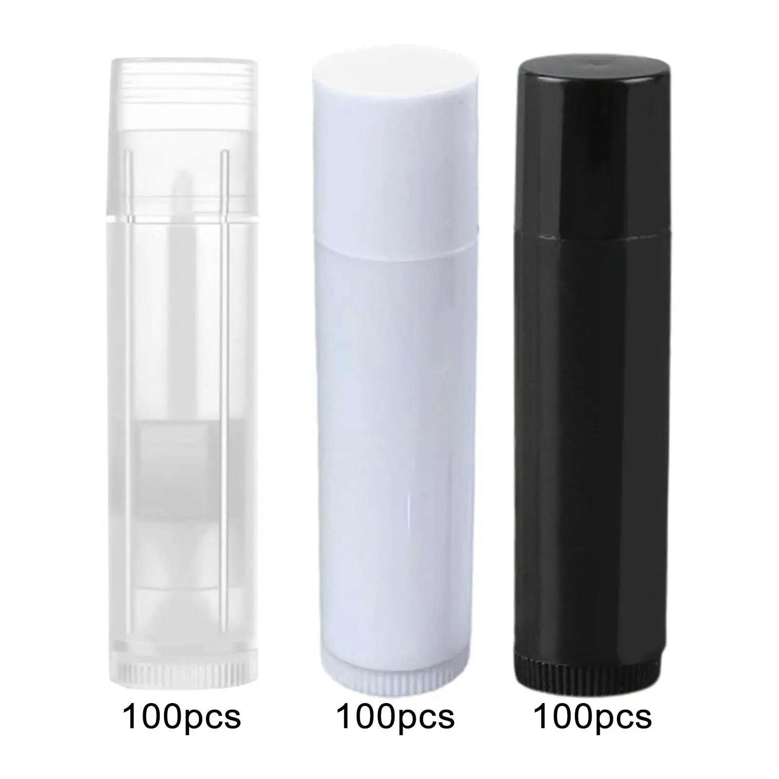 100Pcs Lip Gloss Tubes Containers Bottles Lip Oil for Valentine`s Day Present Women Girls