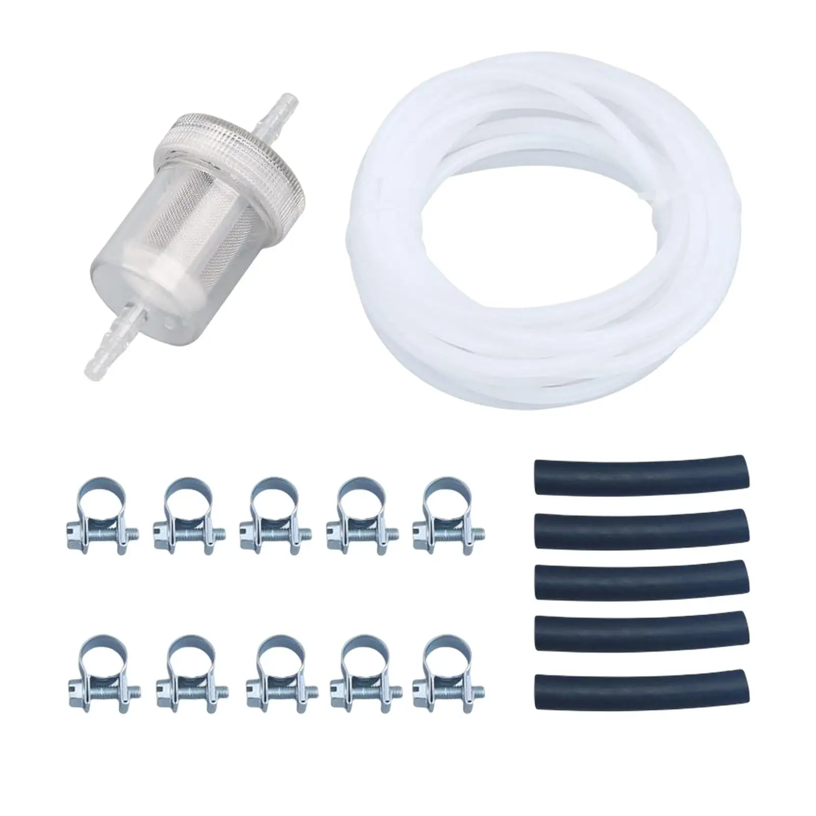 Inline Fuel Hose Clip Pipe Line Set Replaces for   Heater
