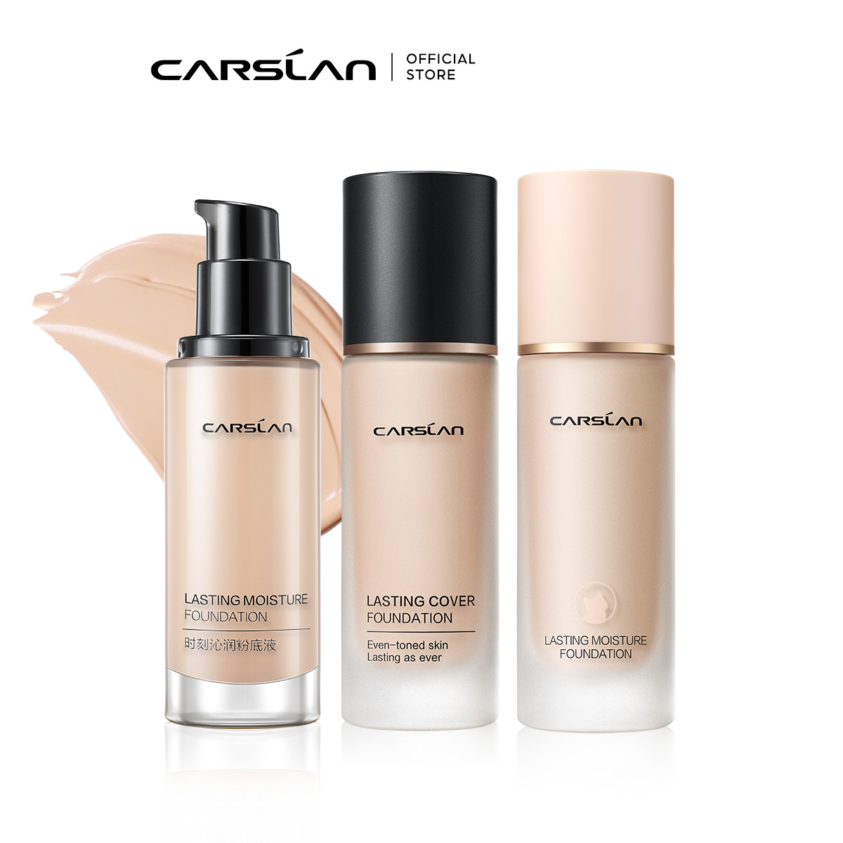 Best of CARSLAN Long-lasting Moisture Matte Liquid Face Foundation Full Coverage Concealer Whitening Oil Control Face Base Makeup Reviews & Tips