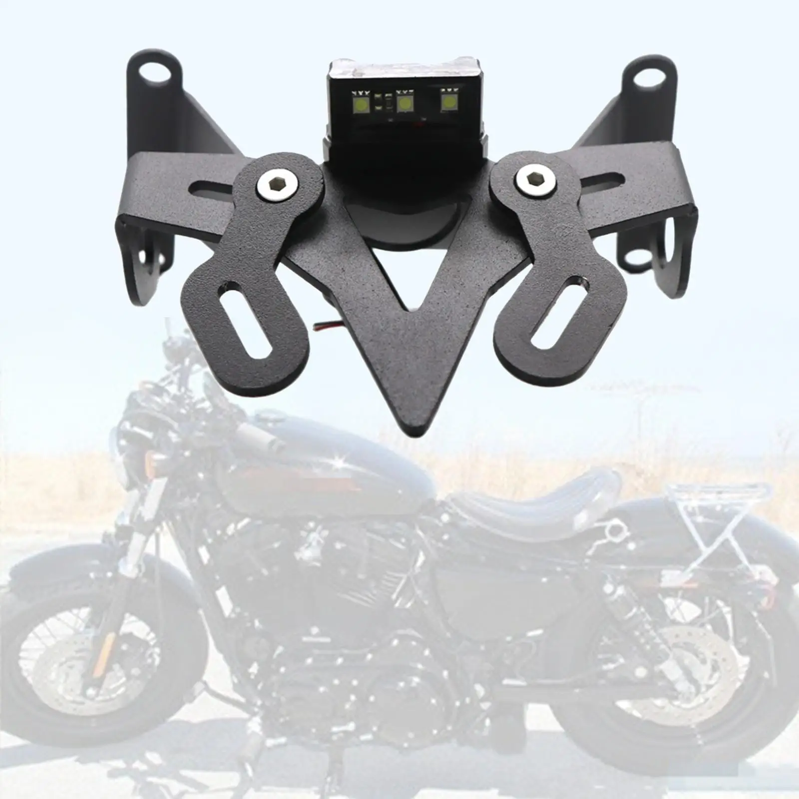 Motorbike License Plate Holder Bracket w/Lights for Honda CB650R 2019+