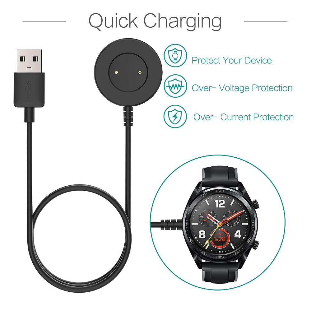 USB Charger For Watch GT 46mm 42mm/GT2 46mm 42mm/GT 2e Fast Charging Dock Stand For Honor Magic Watch 2 46mm 42mm Charger