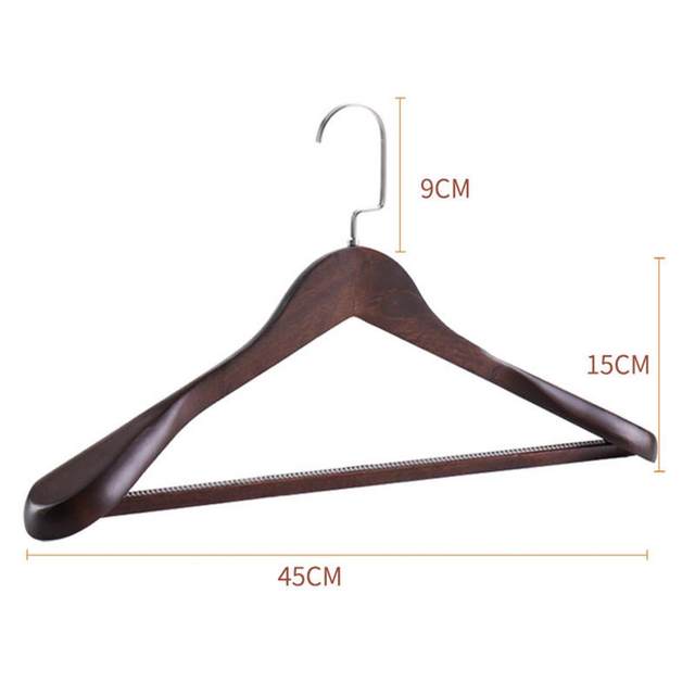 Coat Hanger Curved Shoulder Design Hanger Durable Non-slip Wide Shoulder  Hangers Organize Clothes Effortlessly - AliExpress