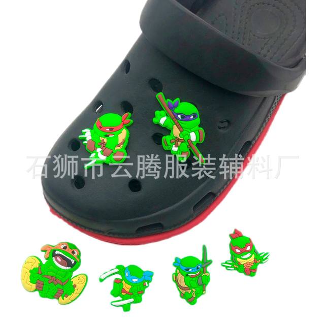 Teenage Mutant Ninja Turtles Logo Adult Slide Shoes - ShopNickU