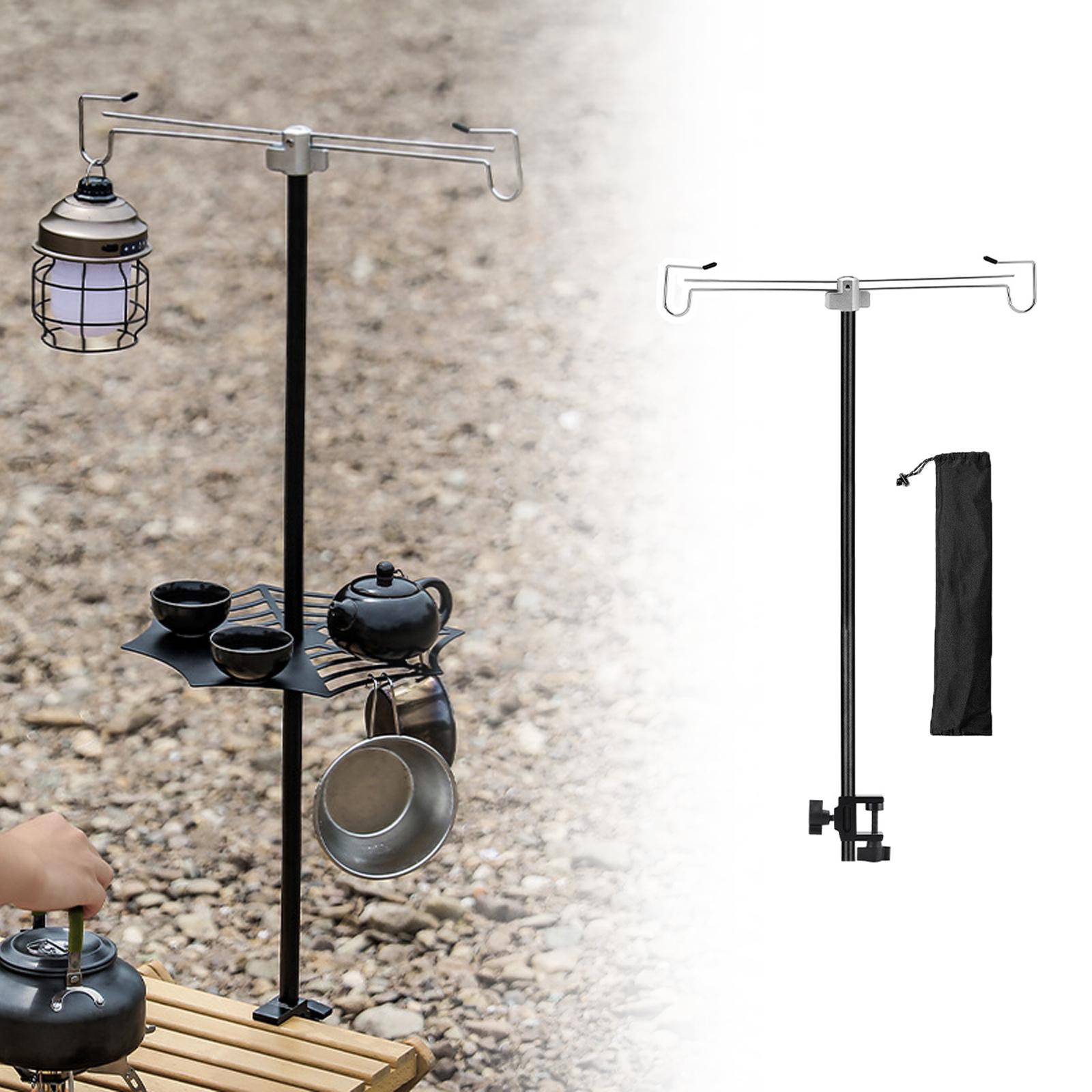 Lantern Stand Adjustable Post Tent Rod Outdoor Camping Lamp Pole for Picnic
