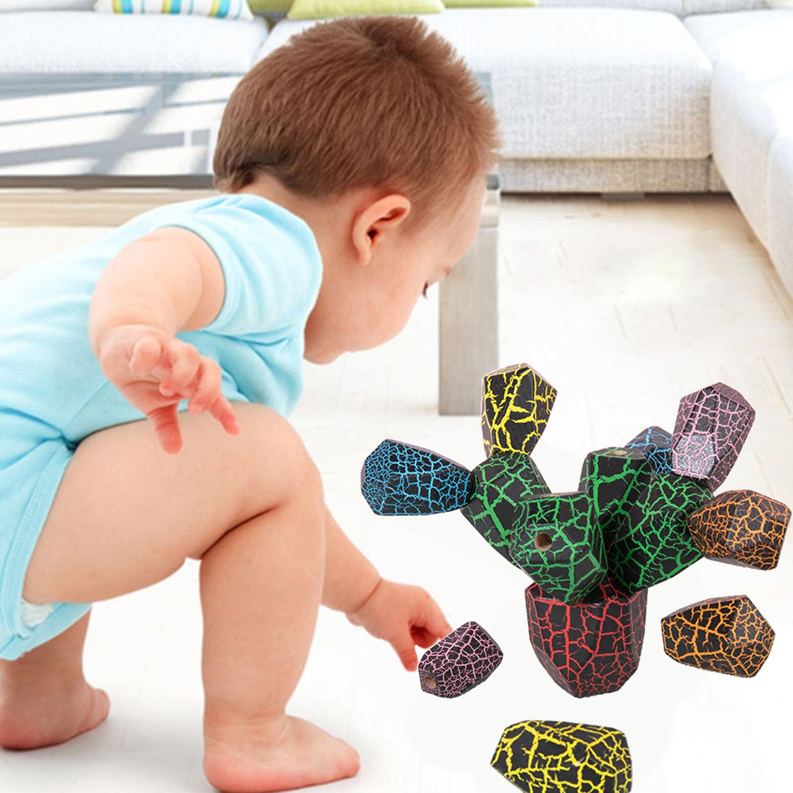 Montessori Balancing Cactus Toys Cognitive Toys Puzzle Toys Motor Skills for Children