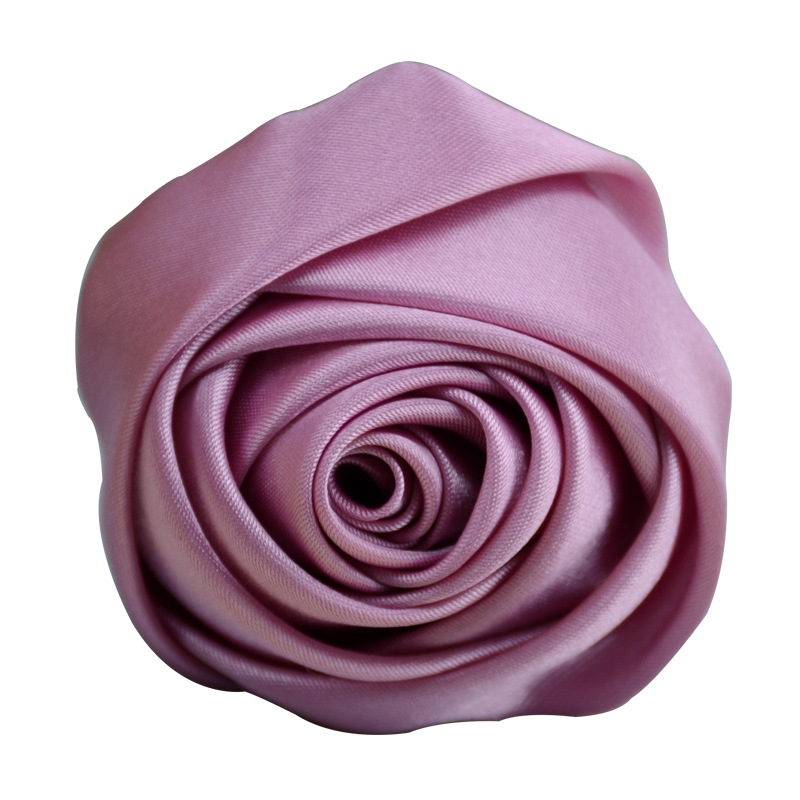 4PCS/lot 5.5cm Satin Fabric Handmade Three-Dimensional Simulation Rose Bud Wholesale DIY Jewelry Shoes And Hat Accessories