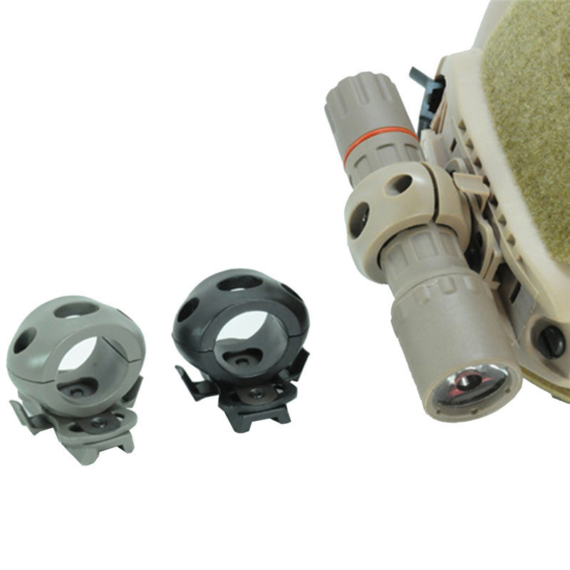 Description Picture 4 of item1pcs 20-24mm Helmet Special Lighting flashlight Support Tactical Helmet jig adapter outdoor sports riding rail accessories