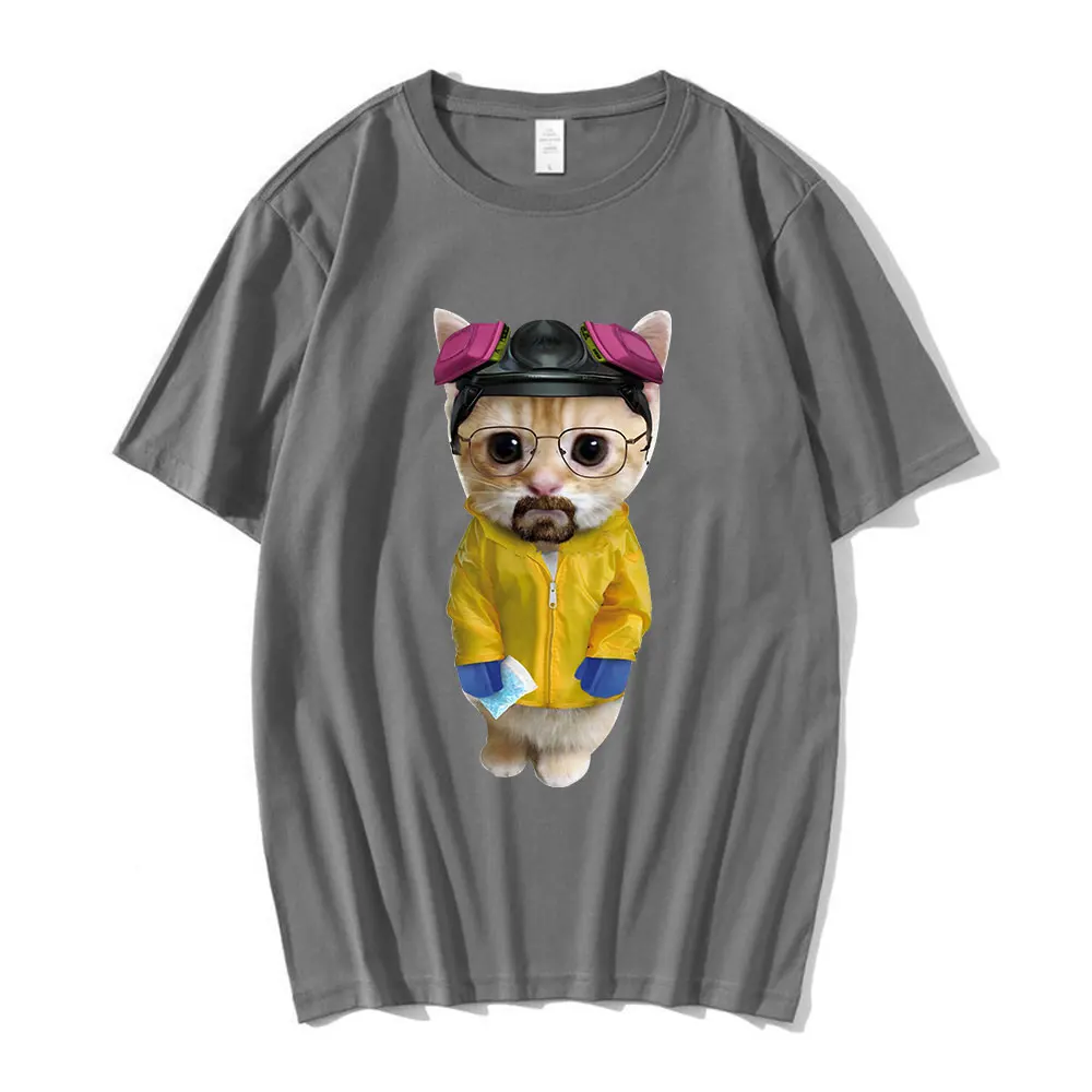 Breaking Bad Camiseta, Engraçado Breaking Cat, Munchkin