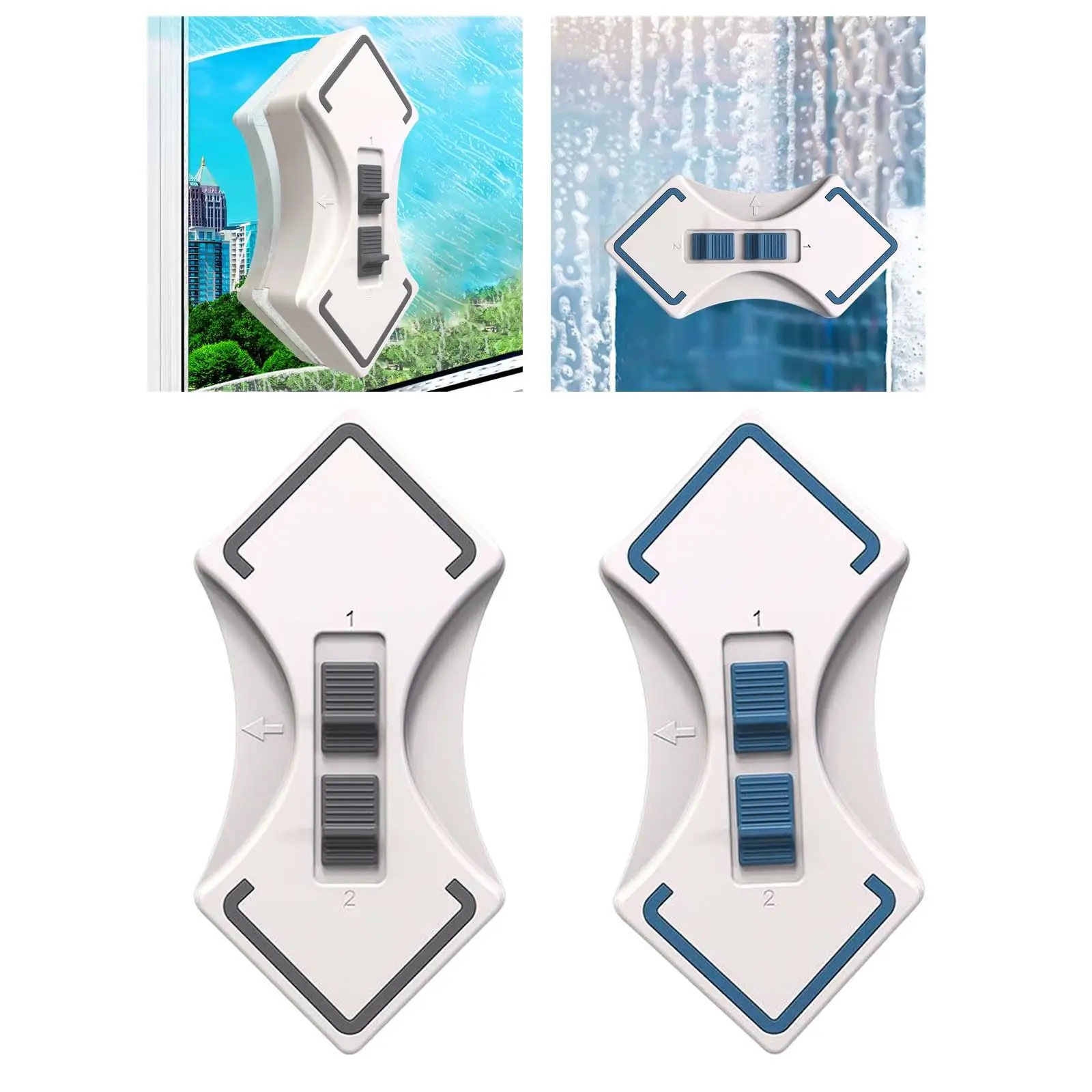 weddingfavor2016 Multifunctional Double Sided Magnetic Glass Wiper Handheld for