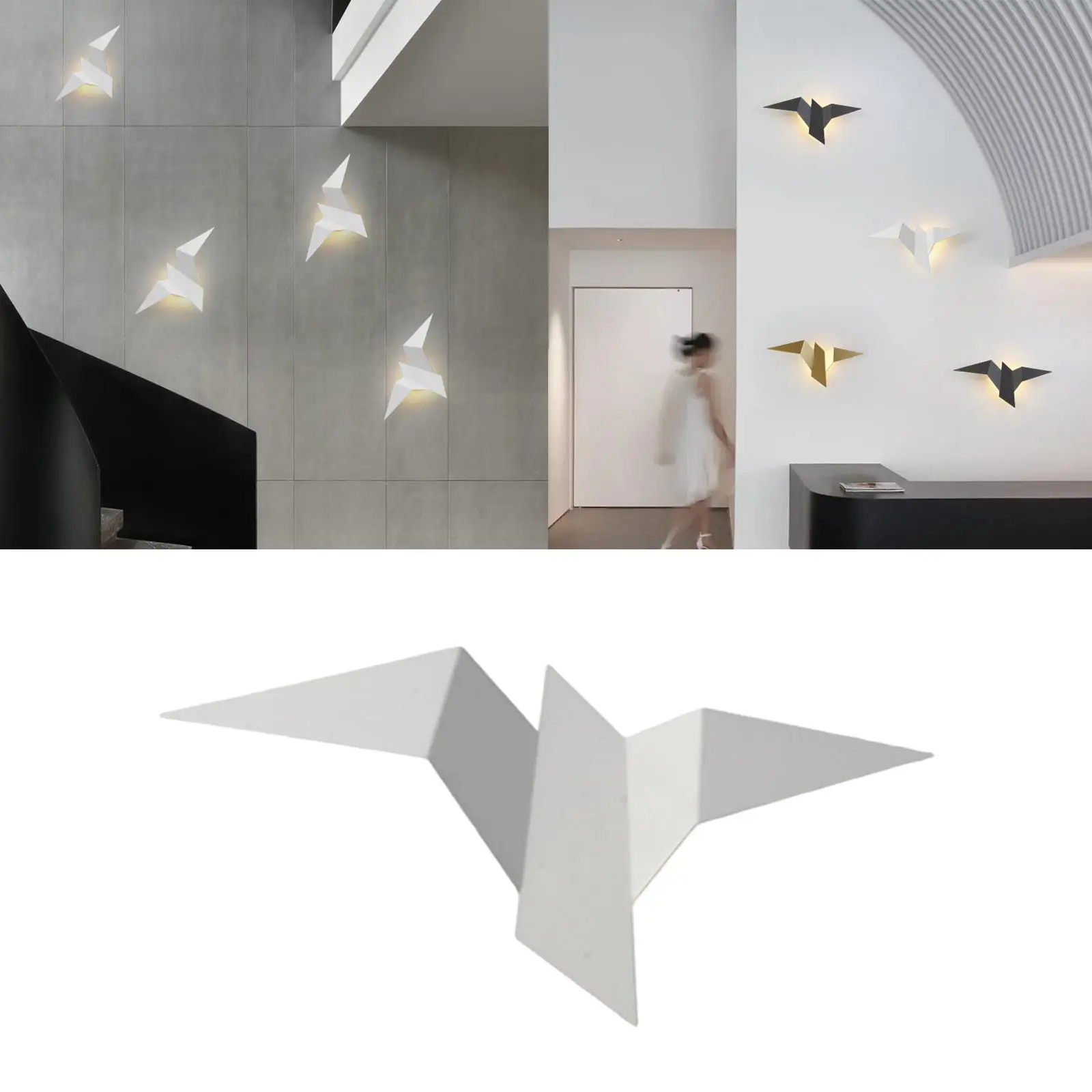 LED Flying Bird Wall Lamp Wall Light Lighting Fixtures for Bedroom Decor