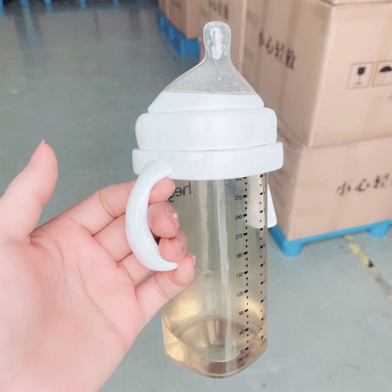 Babyflaschengriff, quadratischer Form-Babyflaschengriff, BPA-freier Kunststoff-Milchflaschengriff für Hegen-Weithalsflasche A2UB – Detail 4