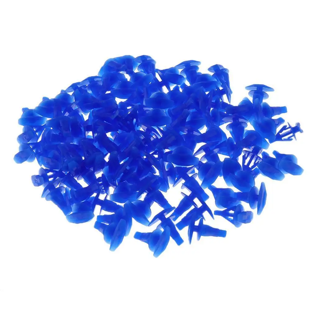 100 Pieces Car Door Sealing Strip 7.8mm Push Rivets Retainer Clips Light Weight Excellent Insulation