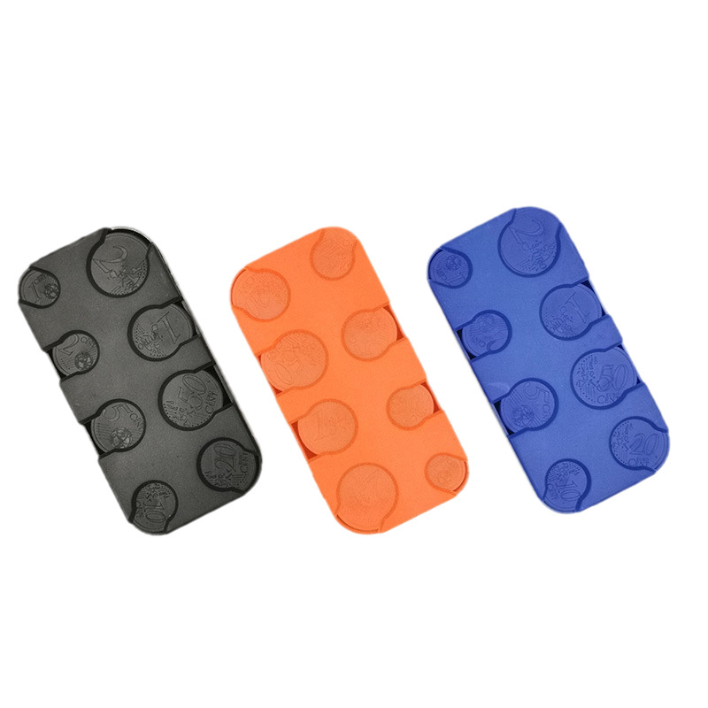 Description Picture 2 of itemPlastic Mini Euro Coin Dispenser Coin Boxes Money Box Collection Wallet Storage Organizer Holder For Bus Car Coin Changer Holder