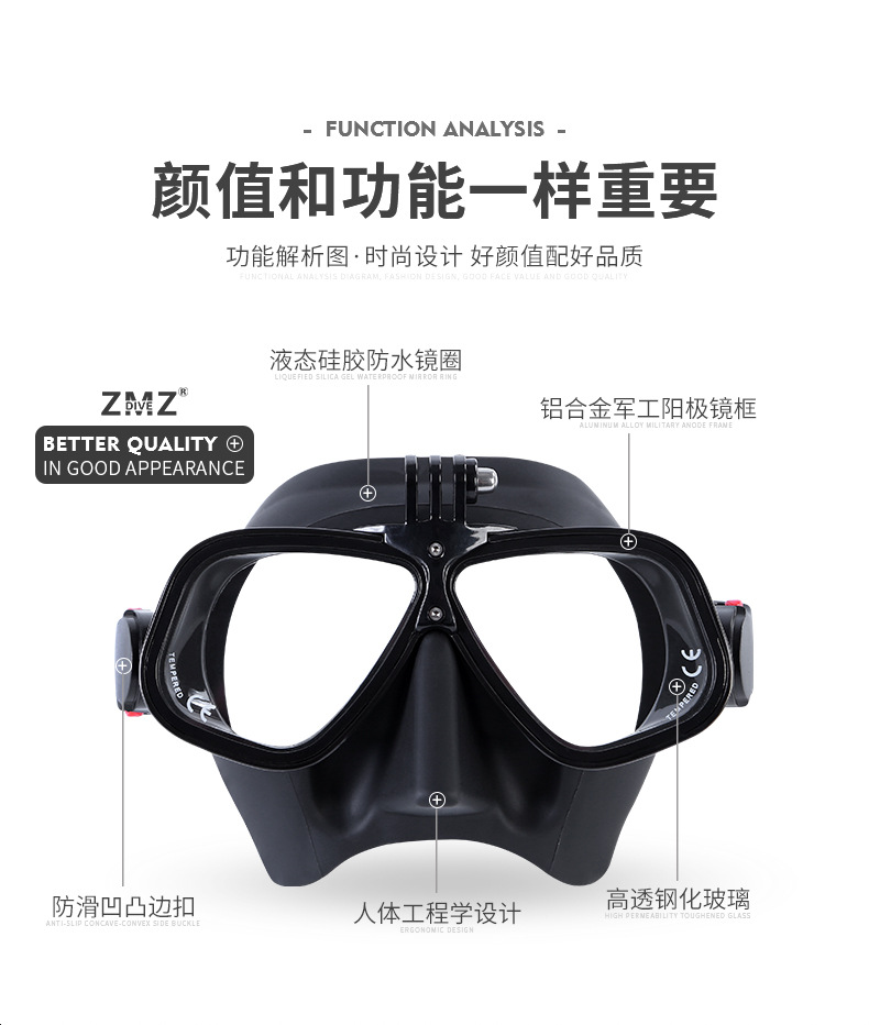 Title 6, New adult freediving masks can be equipped with...