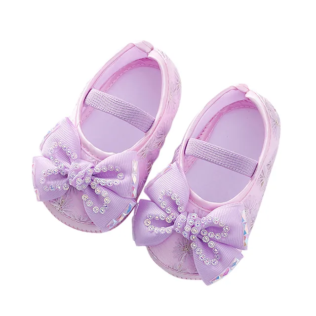 Baby Shoes Infat Newborn Girl First Walkers Butterfly Knot Princess Shoes  For Baby Girls Soft Soled Flats Moccasins From Angel_childhood, $5.6