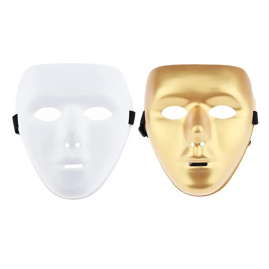 Phantom Mask White Face Jabbawockeez Mask Costume Halloween Party Favor Mask