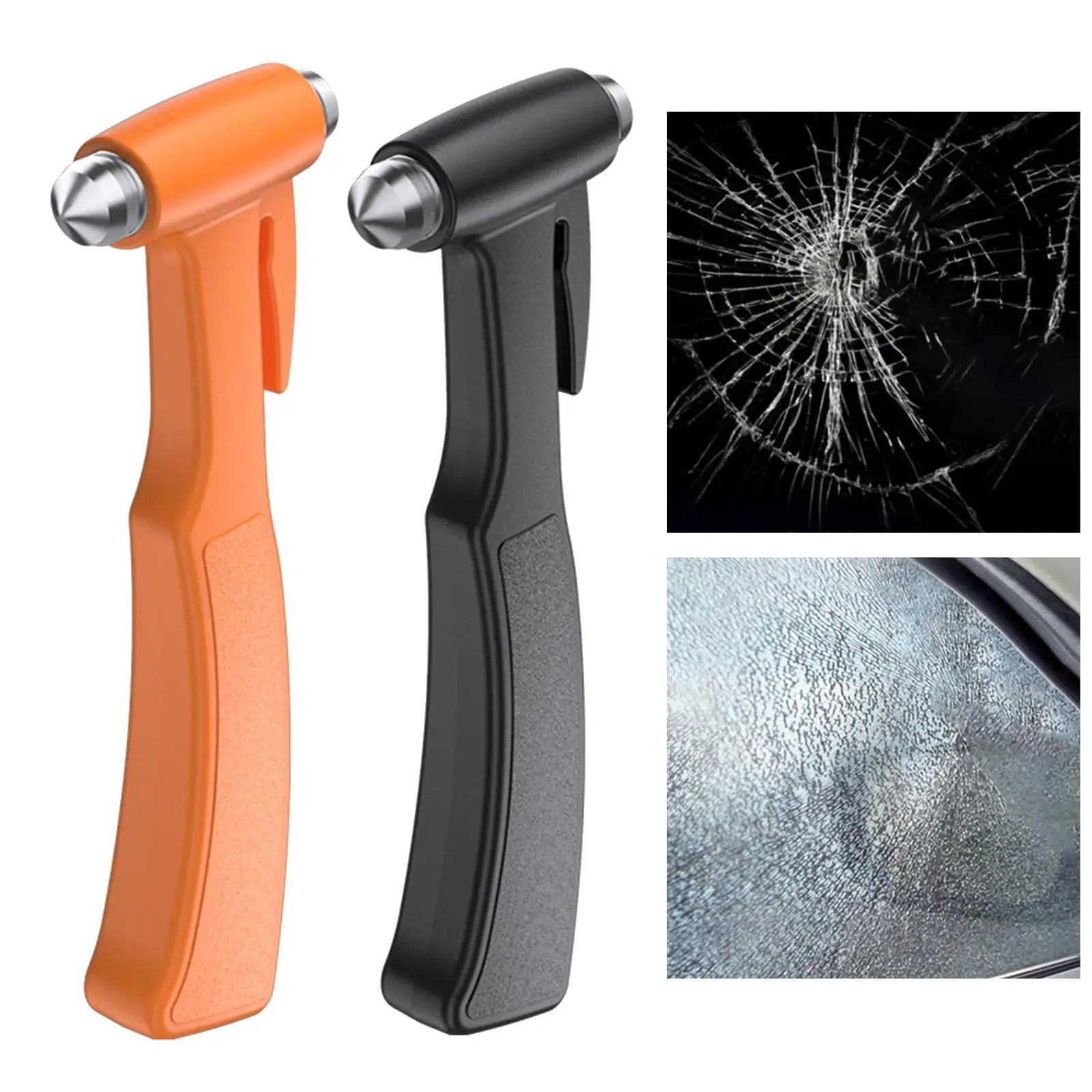 Auto Glass Hammer 3 in 1 Multifunctional Compact Seatbelt Cutter Glass Breaking Life-Saving Window Fits for Family Children Men