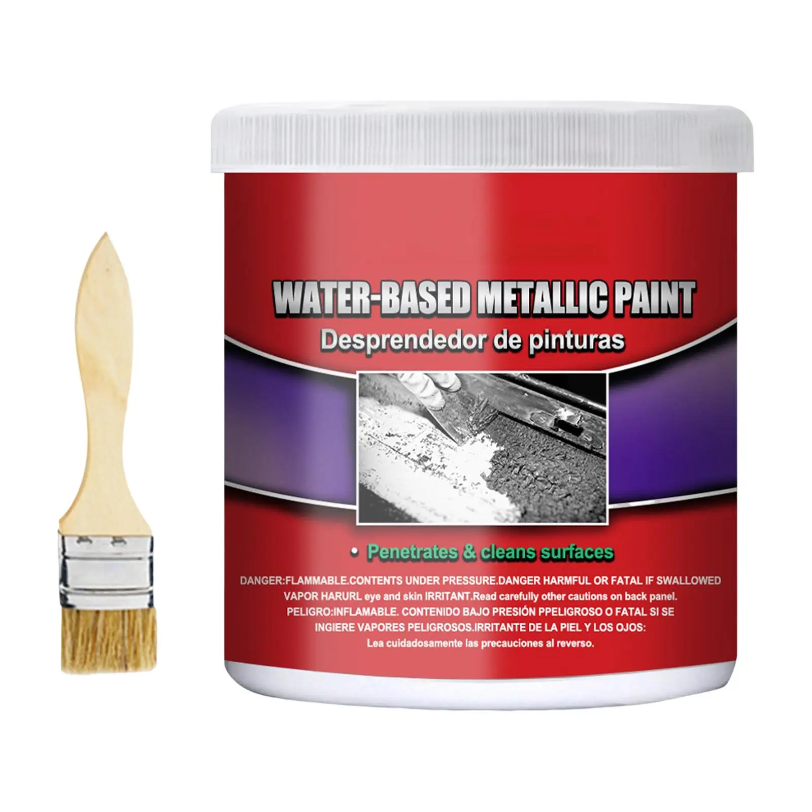Metal Rust Remover Paint Metal Rust Paint Multi Functional Rust Converter Car Metal Paint for Fleet Aviation Marine