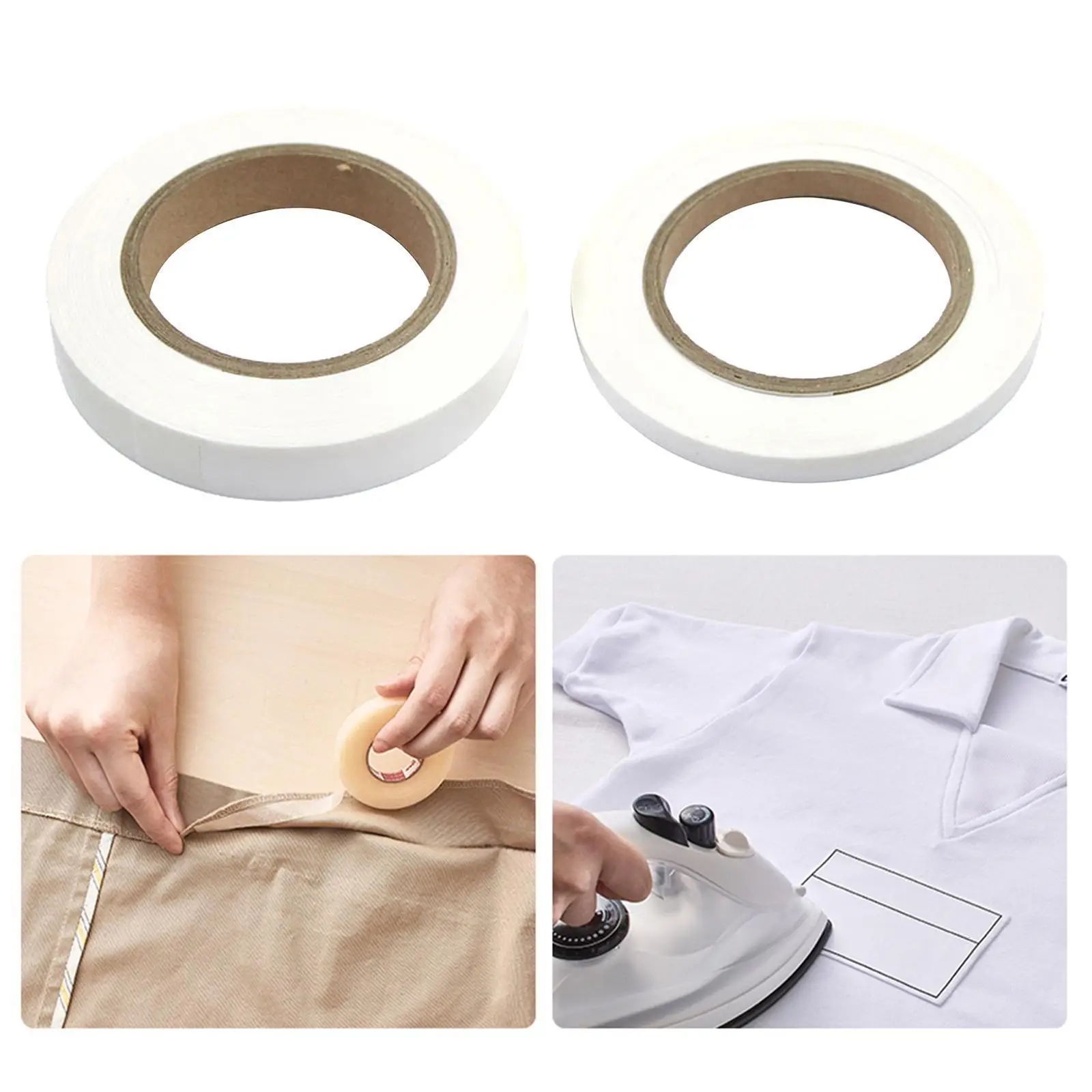 Adhesive Sewing Strong Double Sided Fabric Tape for Ribbons Hemming Pants