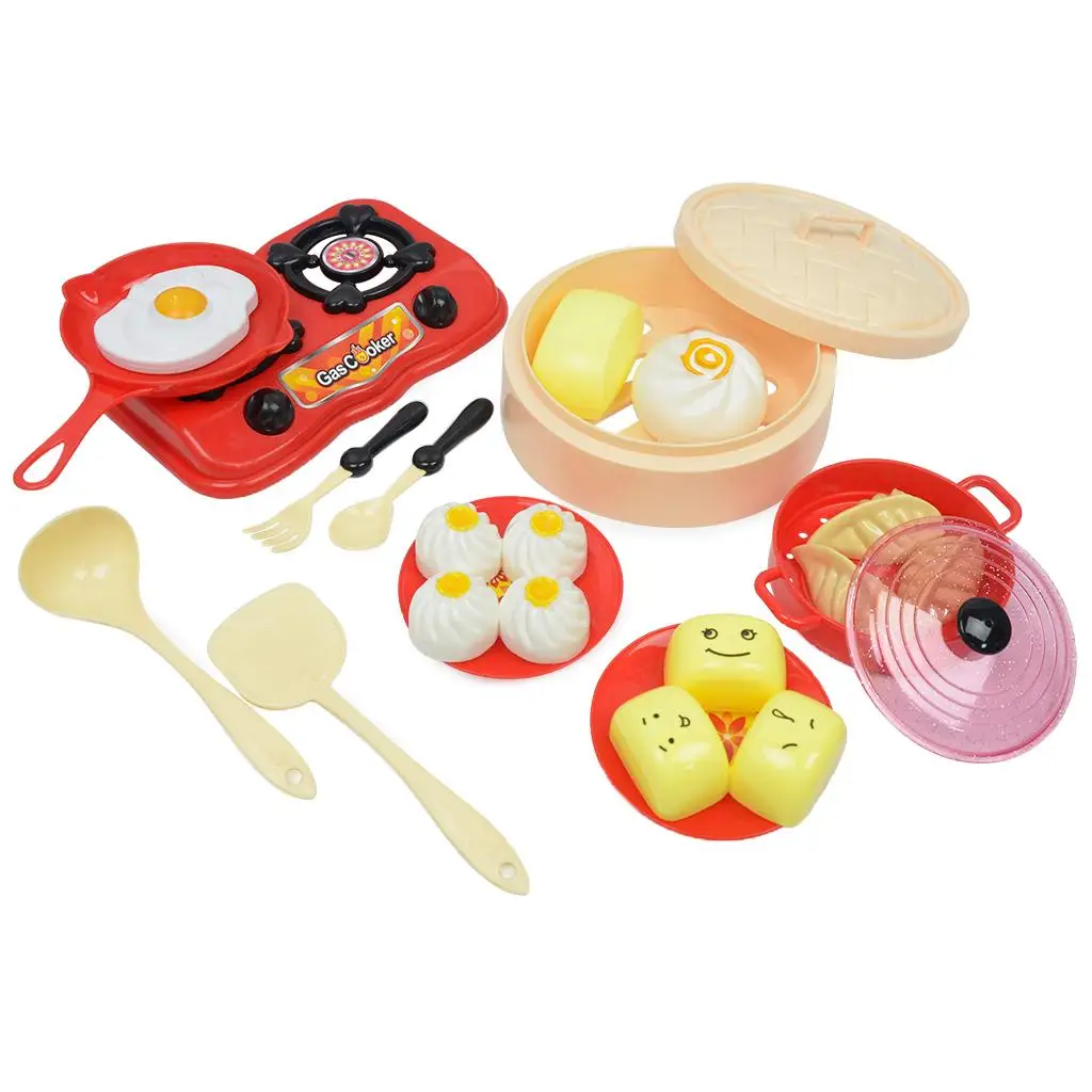 Breakfast Pretend food Set Educational Toys for Kids