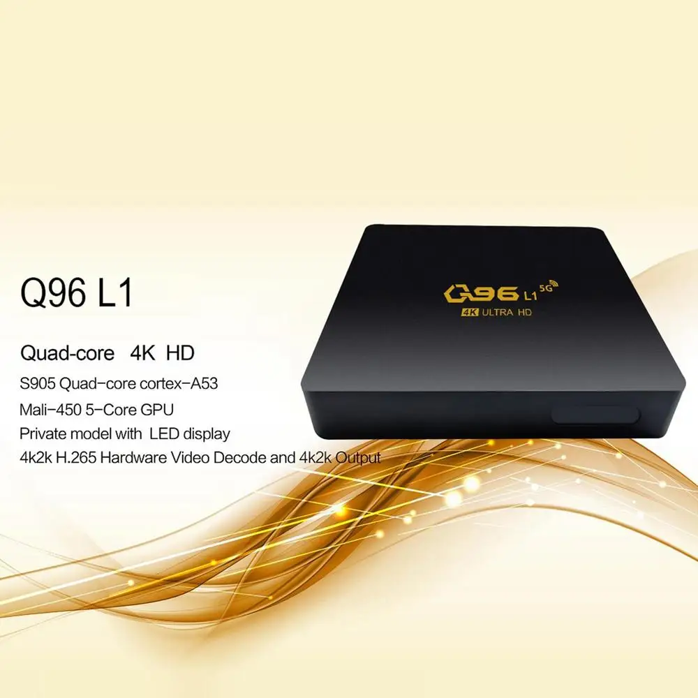 Title 8, Q96 L1 TV Box Android 11.1 Amlogic S905L Quad C...