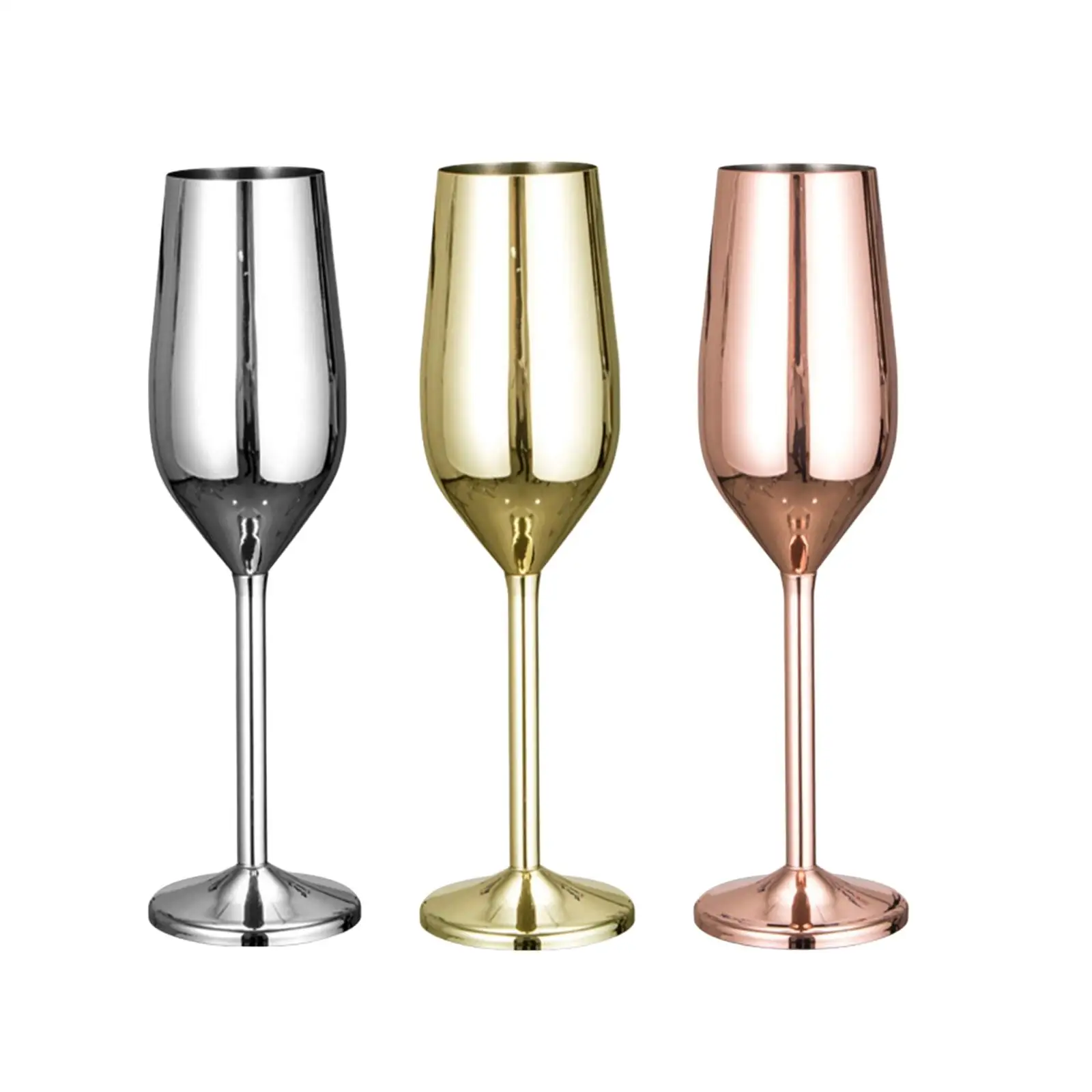 Unique Champagne Flute Ornament Goblet Cup for Tabletop Wedding