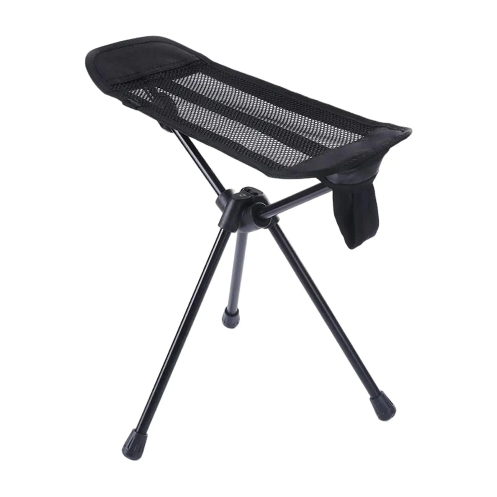 Portable Stool Adjustable Feet Legs Rest with Storage Bag Ultralight Collapsible