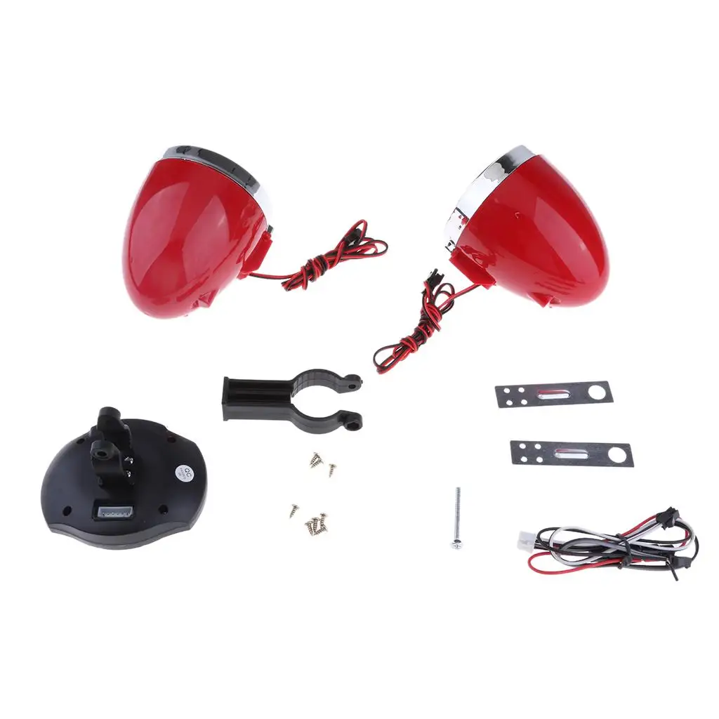 Waterproof Motorcycle Audio FM System Stereo Speakers Kits