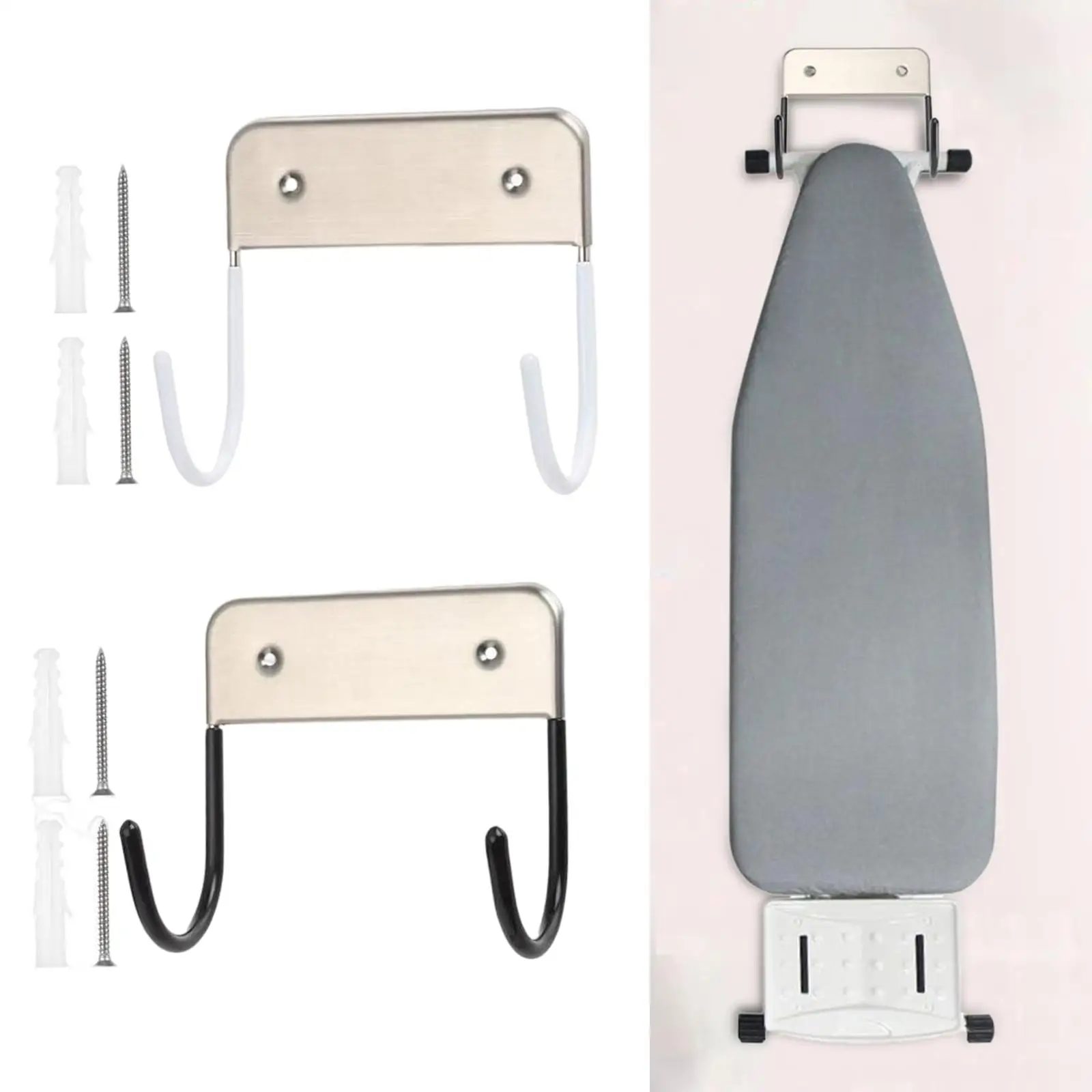 Home Ironing Board Holder Wall Hanging Removable for Home Door