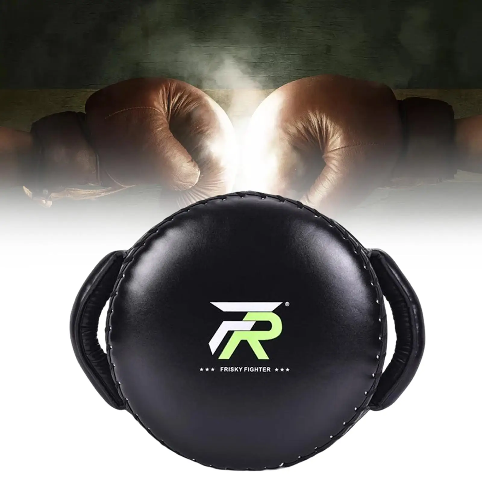 PU Leather Boxing Pads Breathable Focus Pad Punch Bag Sparring Pad Strike Pad for Competition Taekwondo Kickboxing Women Men Mma